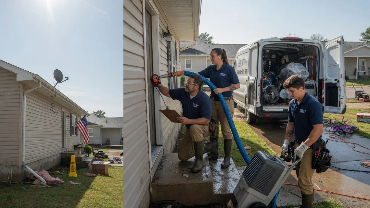 Ceiling Water Damage Restoration in Genoa, NE near me