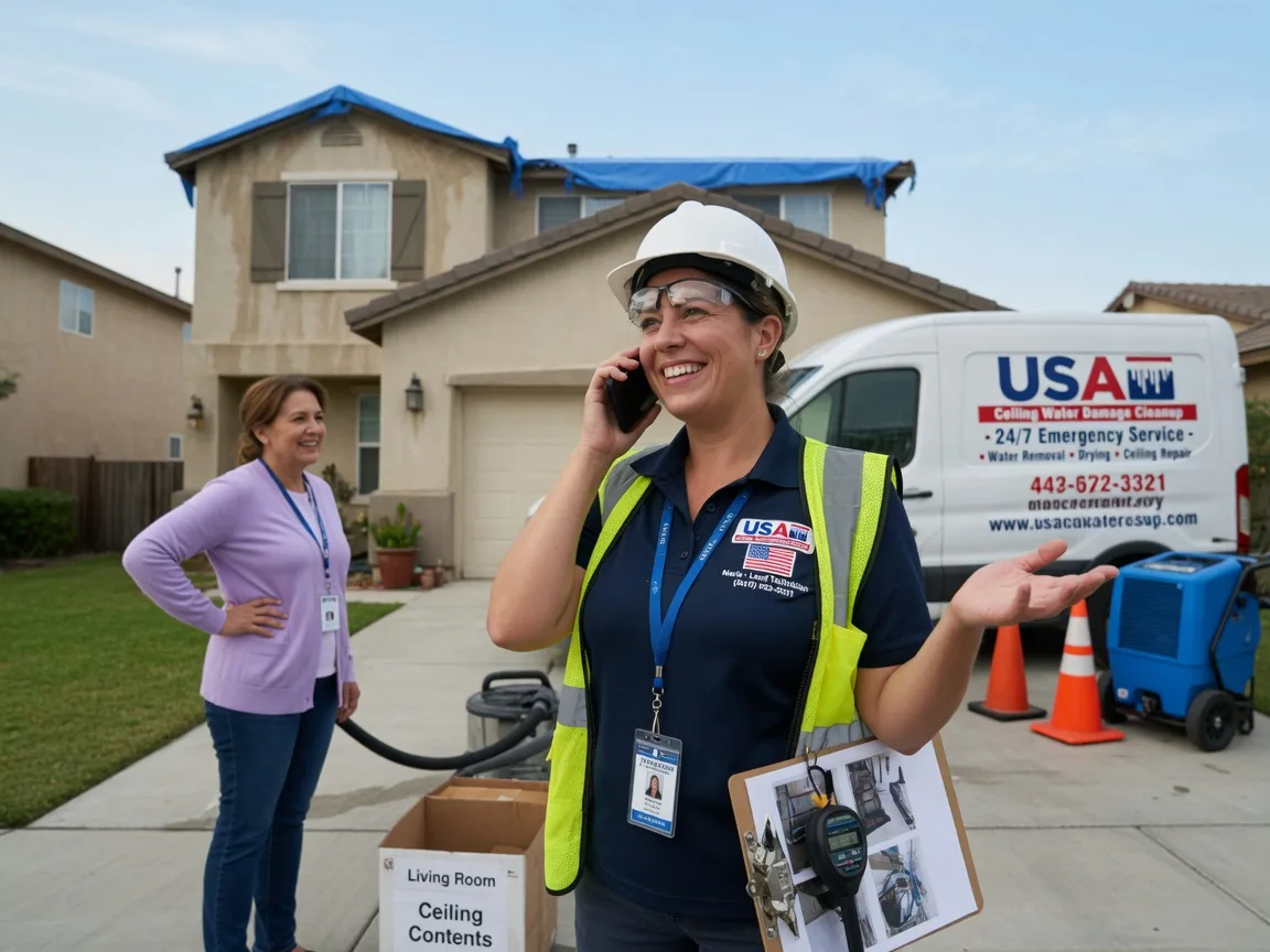 Ceiling Water Damage Restoration Genoa, NE FAQs